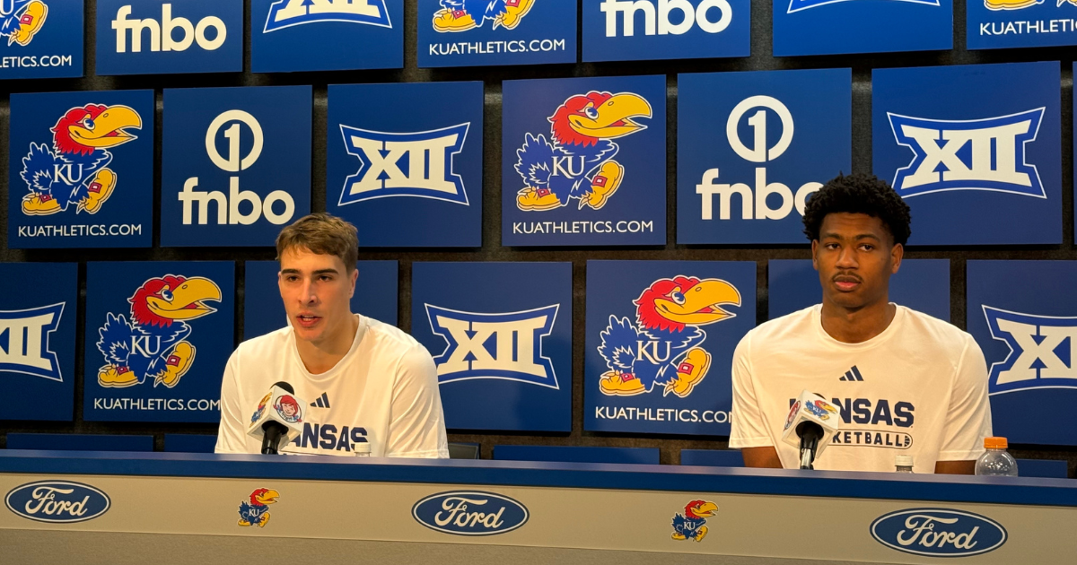 WATCH: Kohl Rosario and Bryson Tiller talk after KU win - On3