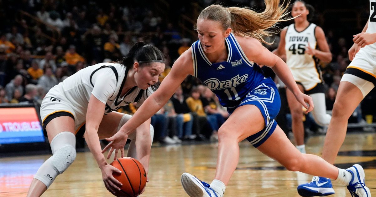 Iowa impresses again, earns biggest win over Drake since ’92