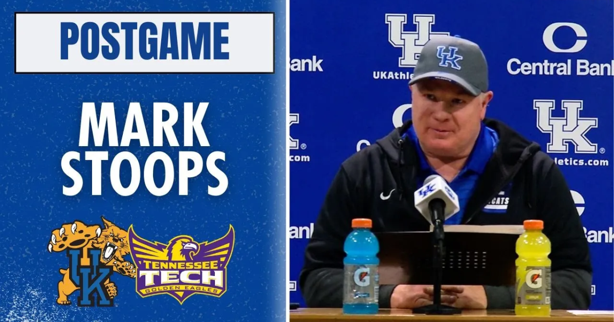 WATCH: Mark Stoops recaps Kentucky’s win vs. Tennessee Tech