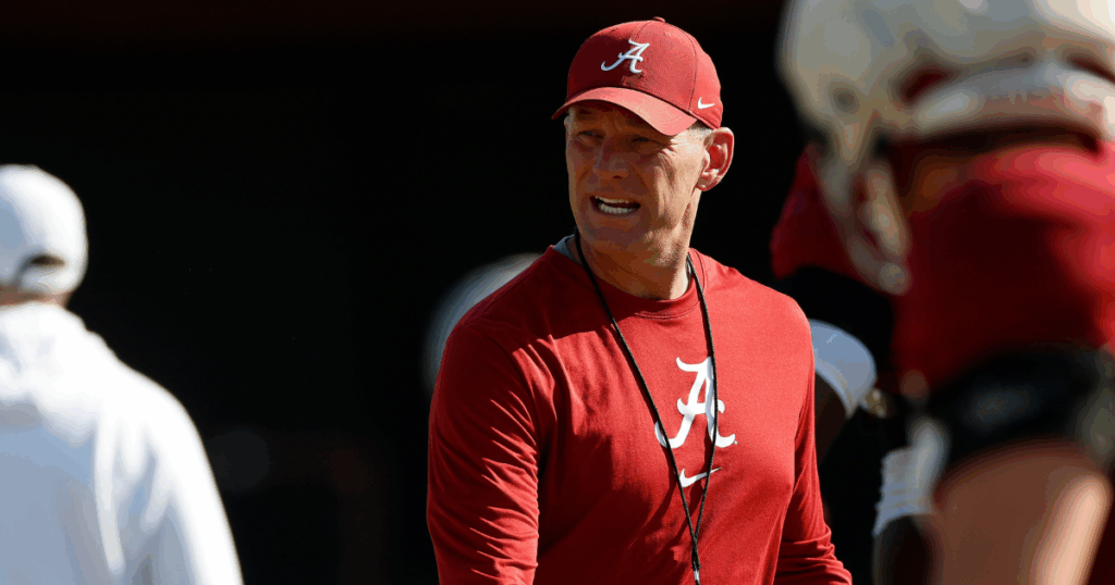 Alabama coach Kalen DeBoer