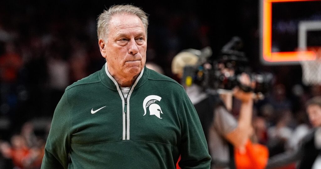 Michigan State men's basketball coach Tom Izzo