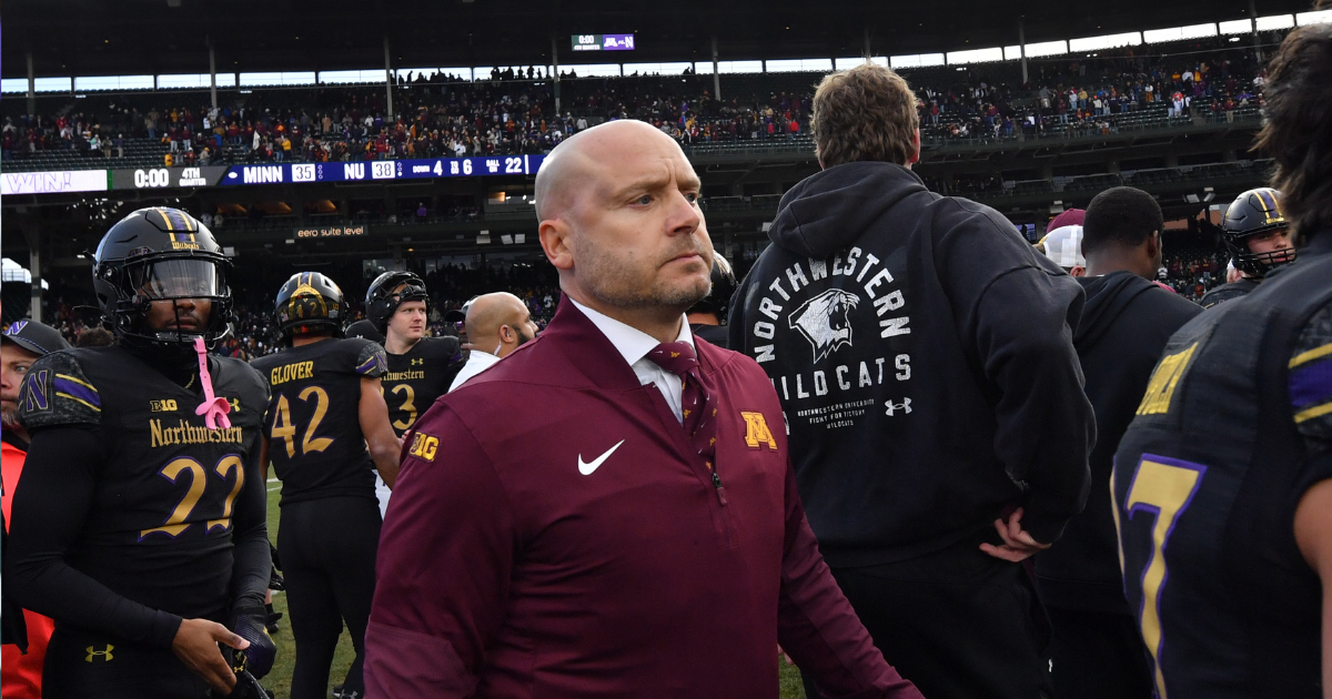 Everything P.J. Fleck said after Minnesota’s 38-35 loss to Northwestern