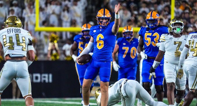 Statement Start, 100-Yard Pick-Six Lifts Pitt Over No. 16 Georgia Tech ...