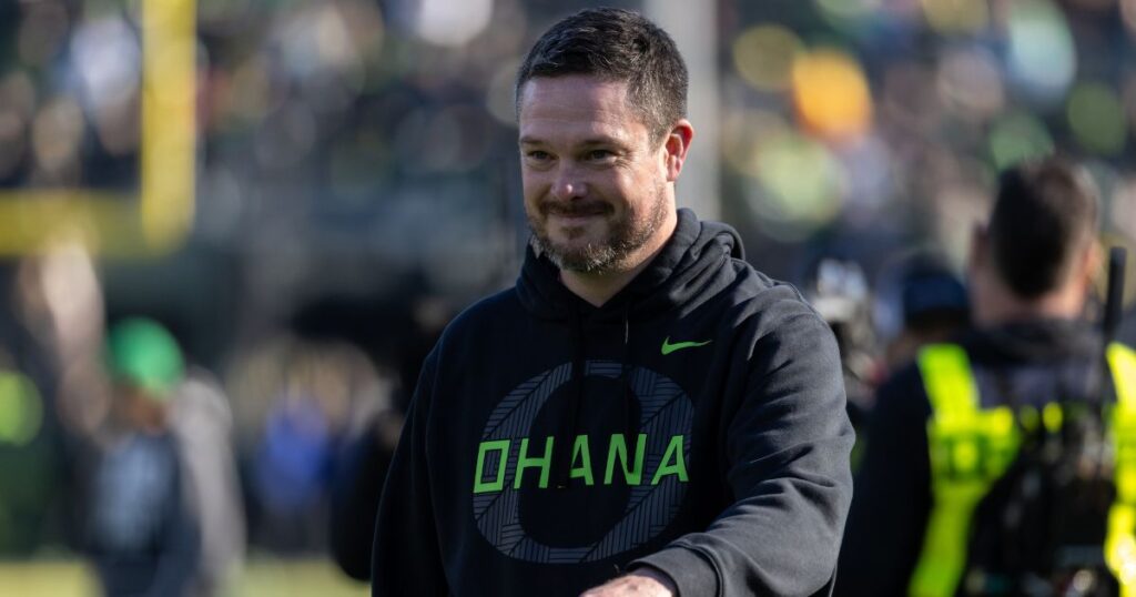 Oregon Head Coach Dan Lanning