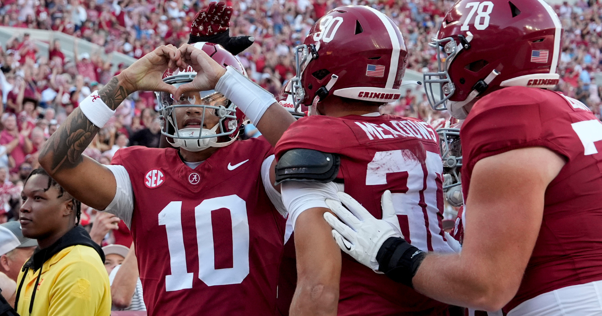 Where Alabama ranks in the national polls ahead of the Iron Bowl