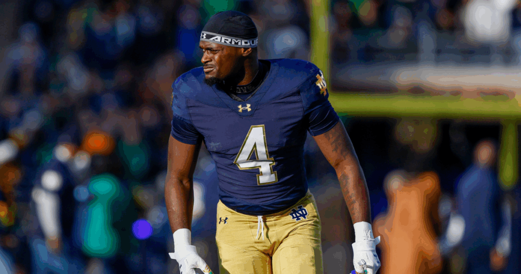 notre dame jeremiyah love