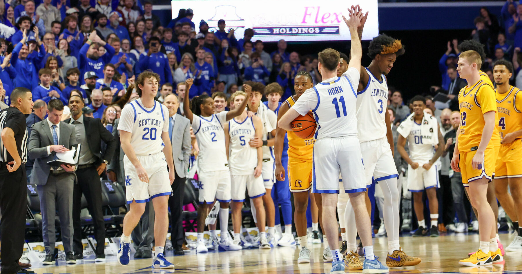 Walker Horn’s quick-trigger shot-making is not new to Kentucky teammates: ‘(He) literally does that to us every day’
