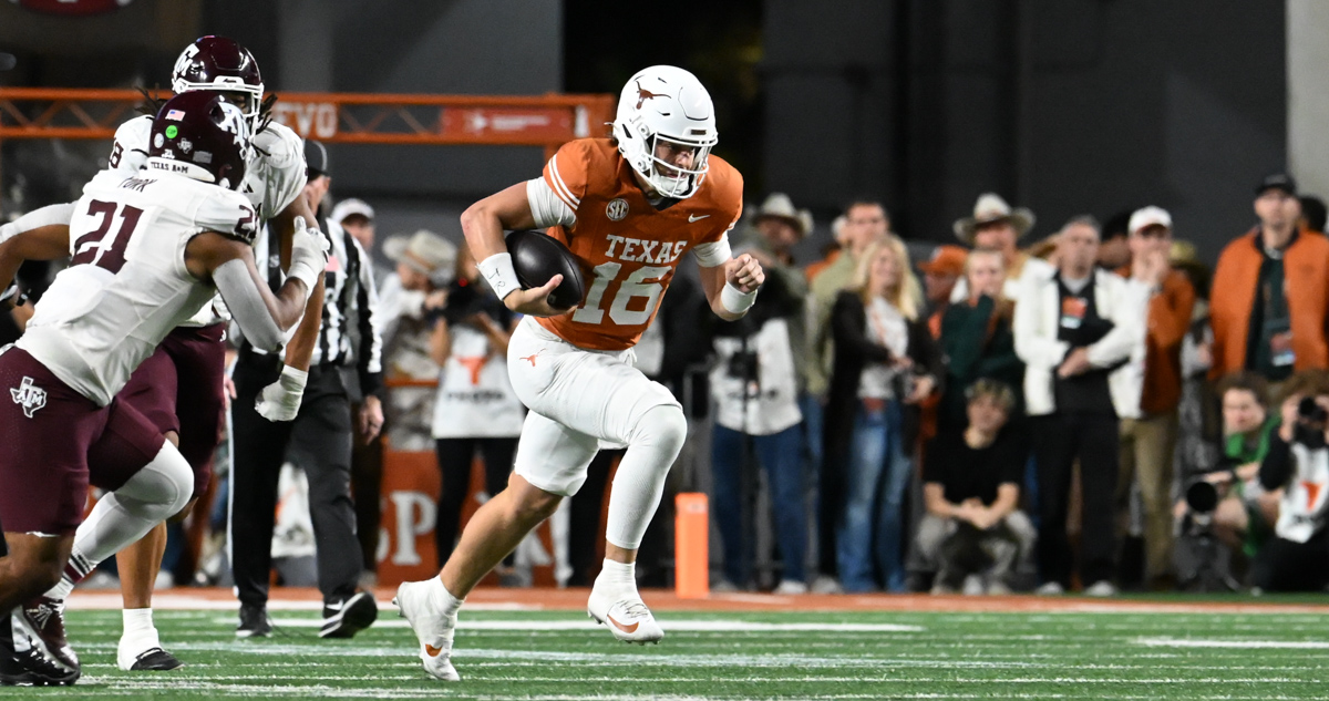 Top PFF offensive grades from Texas’ 27-17 win over Texas A&M on Friday