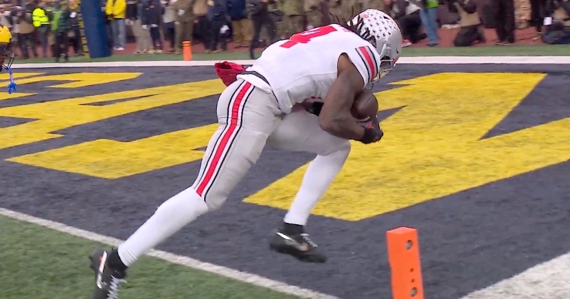 Jeremiah Smith touchdown catch creates controversy after near fumble at goal line