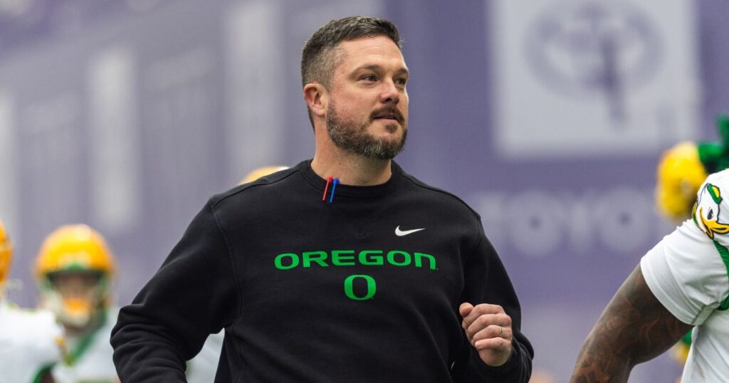 Oregon Head Coach Dan Lanning