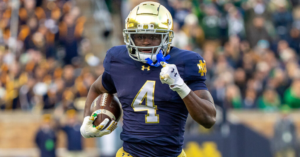 Notre Dame RB Jeremiyah Love