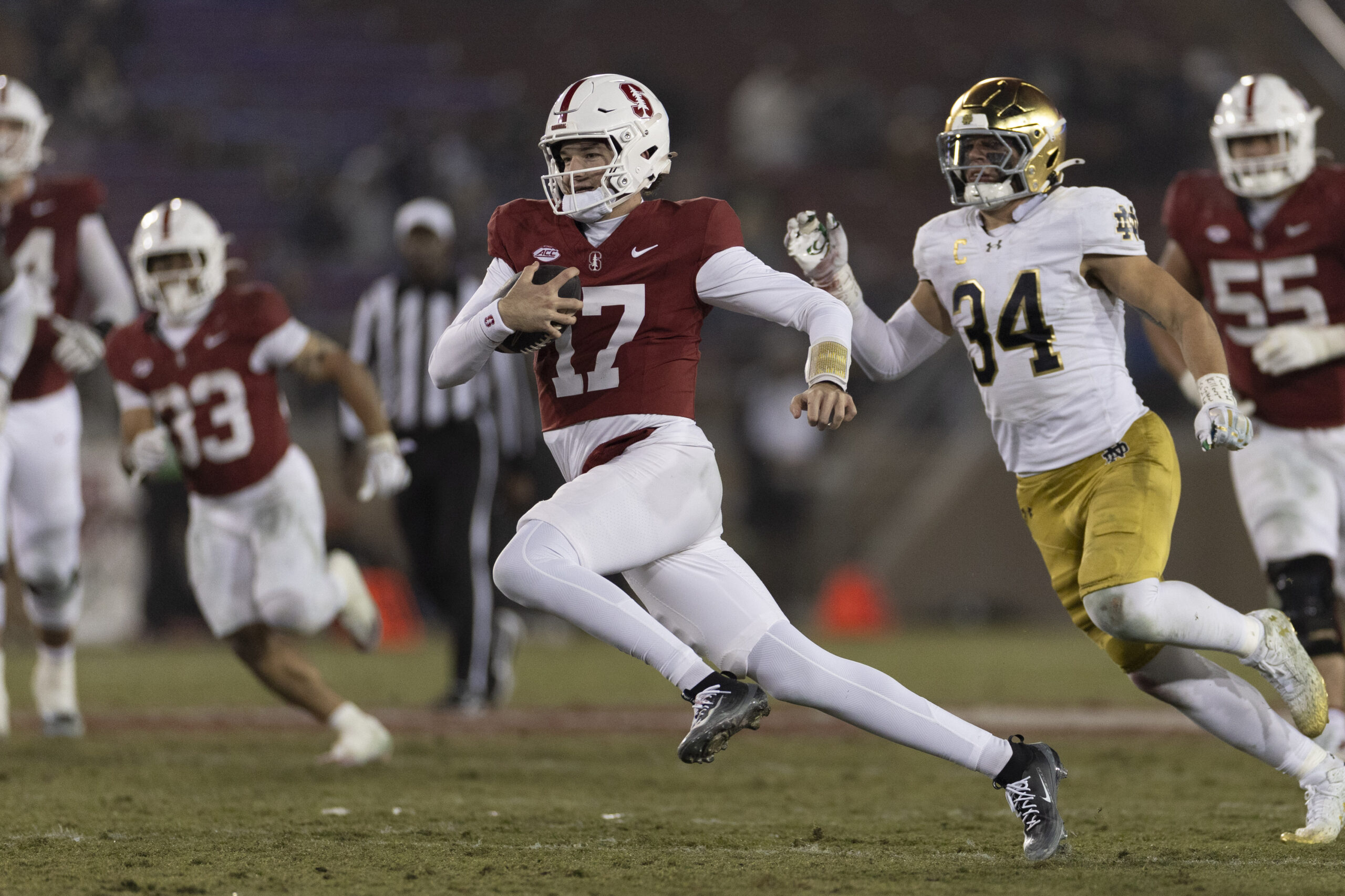 Recap: Frank Reich era at Stanford ends with loss to No. 9 Notre Dame in battle for The Legends Trophy