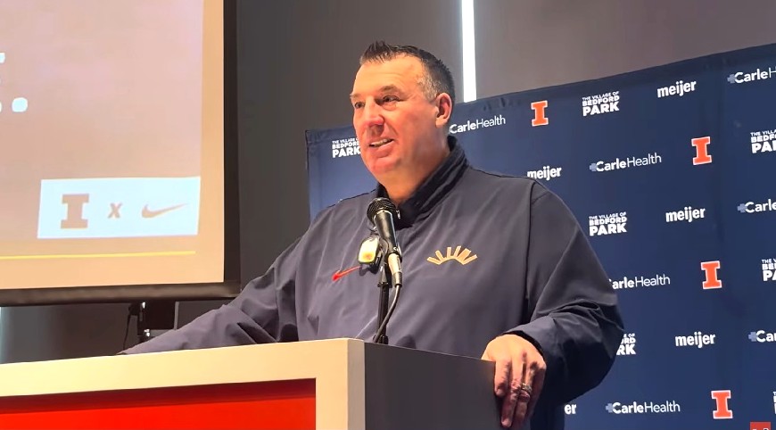 Watch: Illini coach Bret Bielema National Signing Day press conference