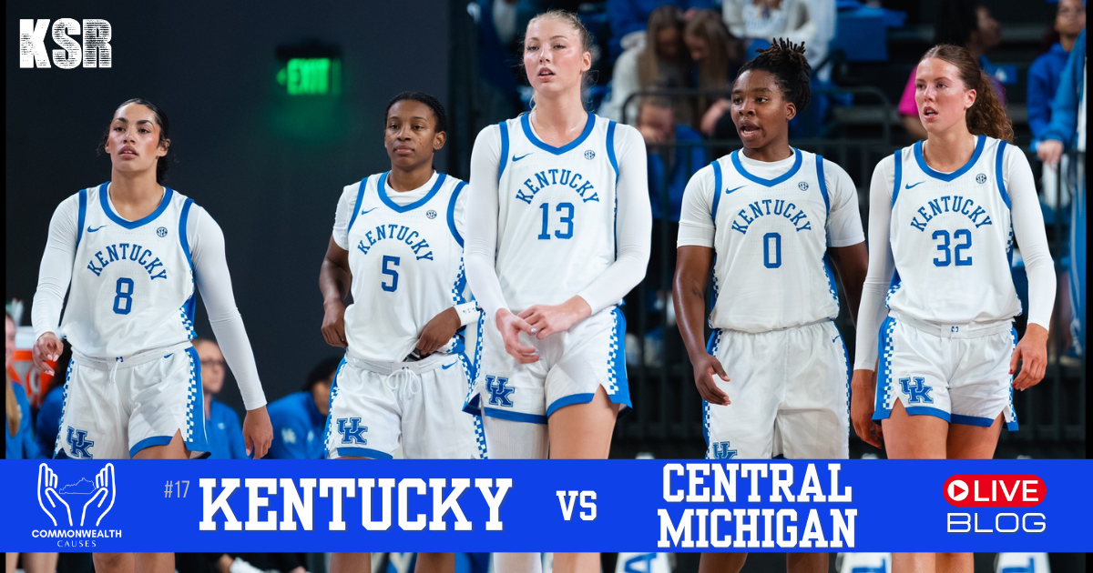 LIVE BLOG: No. 17 Kentucky vs. Central Michigan