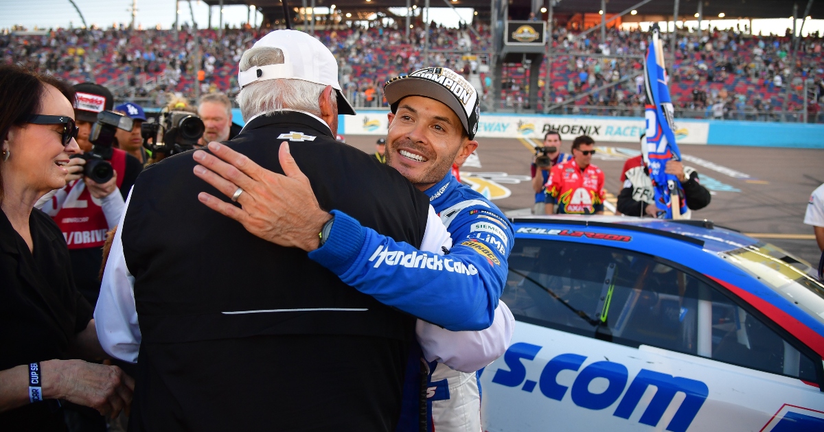 Kyle Larson reveals Rick Hendrick is always on TikTok