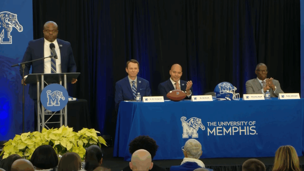 "I'm Here to Close the Gap": Huff Introduced as Memphis Football Coach