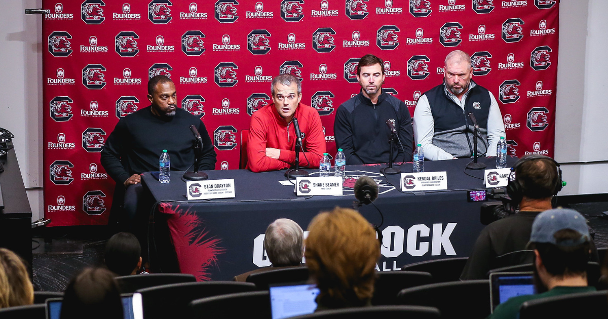 South Carolina's newest coaches have been at a lot of schools. What do they do with their old gear?