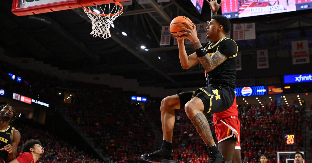 Michigan scores 56 in 2nd half, surges past Maryland 101-83 win
