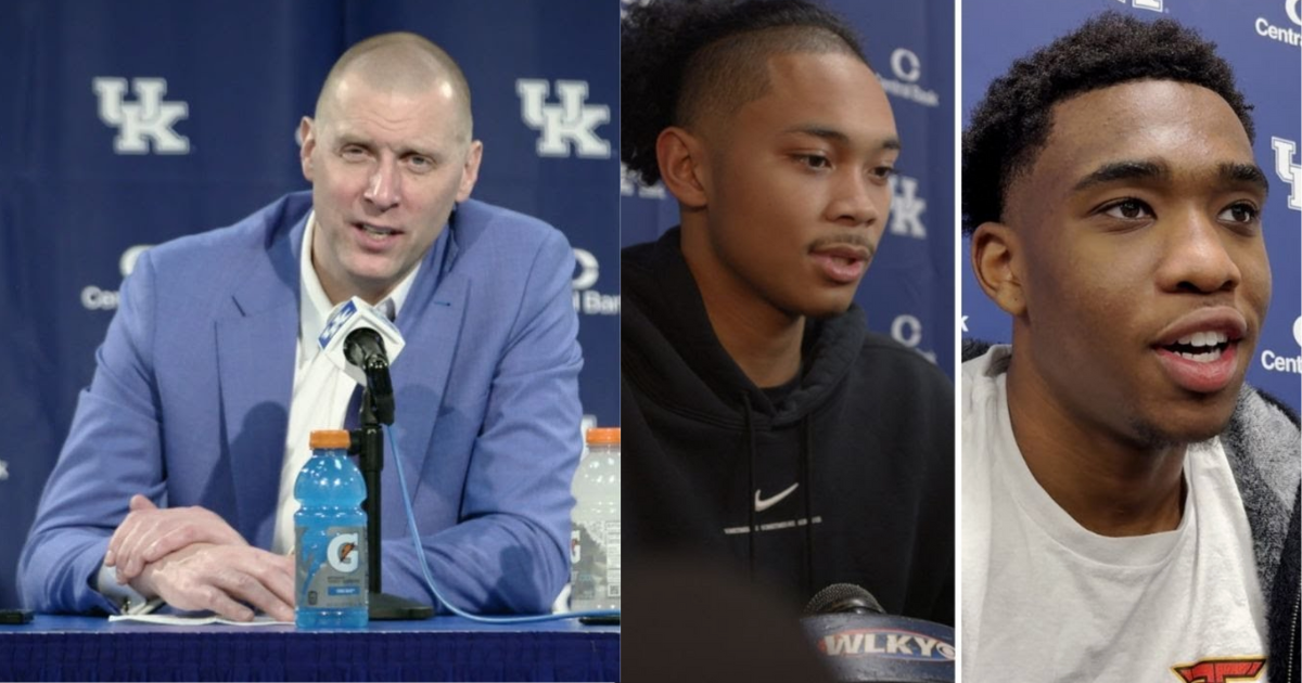 WATCH: Mark Pope, Kentucky players recap the big win over Indiana