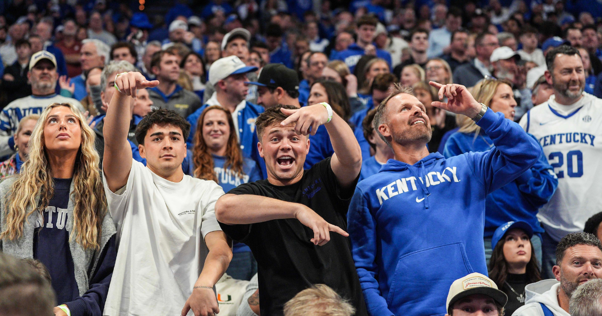 “A ton of love for BBN”: Rupp brought the energy for Kentucky-Indiana