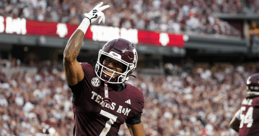 Texas A&M receiver KC Concepcion is declaring for the 2026 NFL Draft, per On3's Hayes Fawcett.