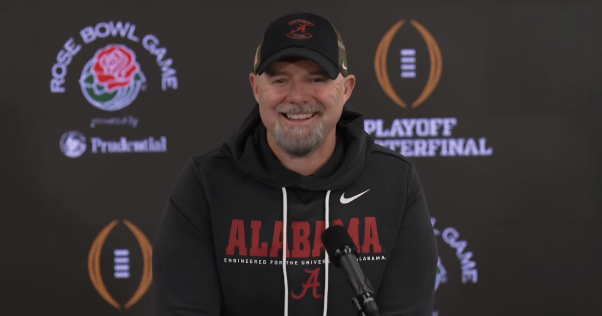 Everything Ryan Grubb said about Alabama’s Rose Bowl matchup with Indiana
