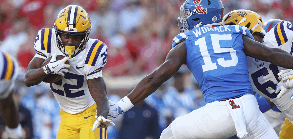 LSU freshman RB Harlem Berry's future is one fans are monitoring (Photo: © Petre Thomas-Imagn Images)