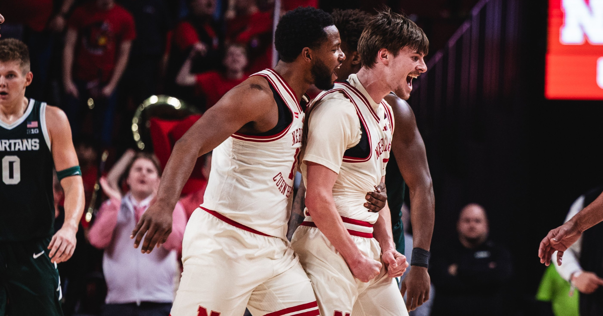 The show goes on: No. 13 Nebraska defends home court with riveting win over No. 9 Michigan State