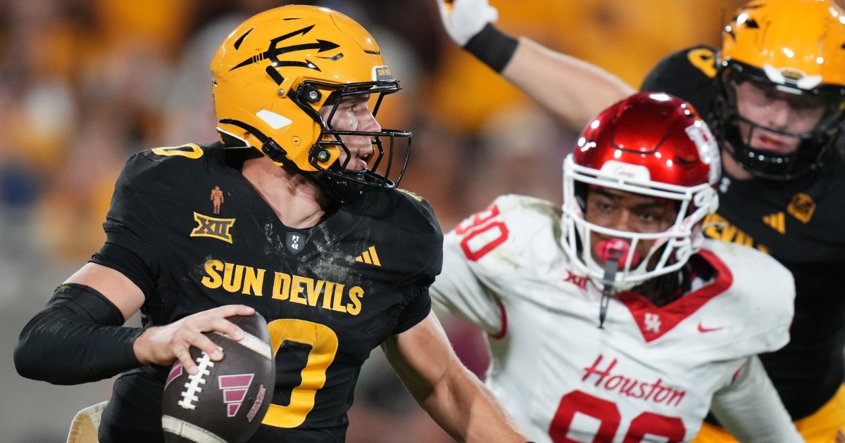 Sam Leavitt Met with Kentucky Head Coach Will Stein and Watched Film Until Midnight