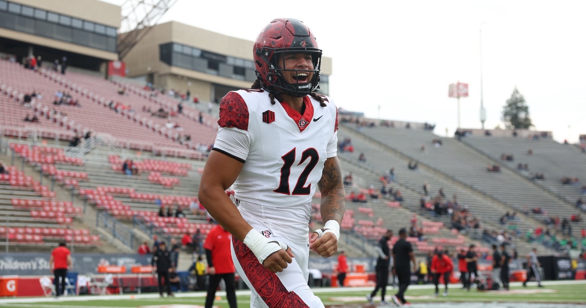 SDSU transfer linebacker Owen Chambliss makes first Nebraska media appearance