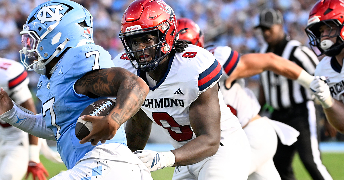 Richmond Defensive Line Transfer Donovan Hoilette Commits to UNC Football