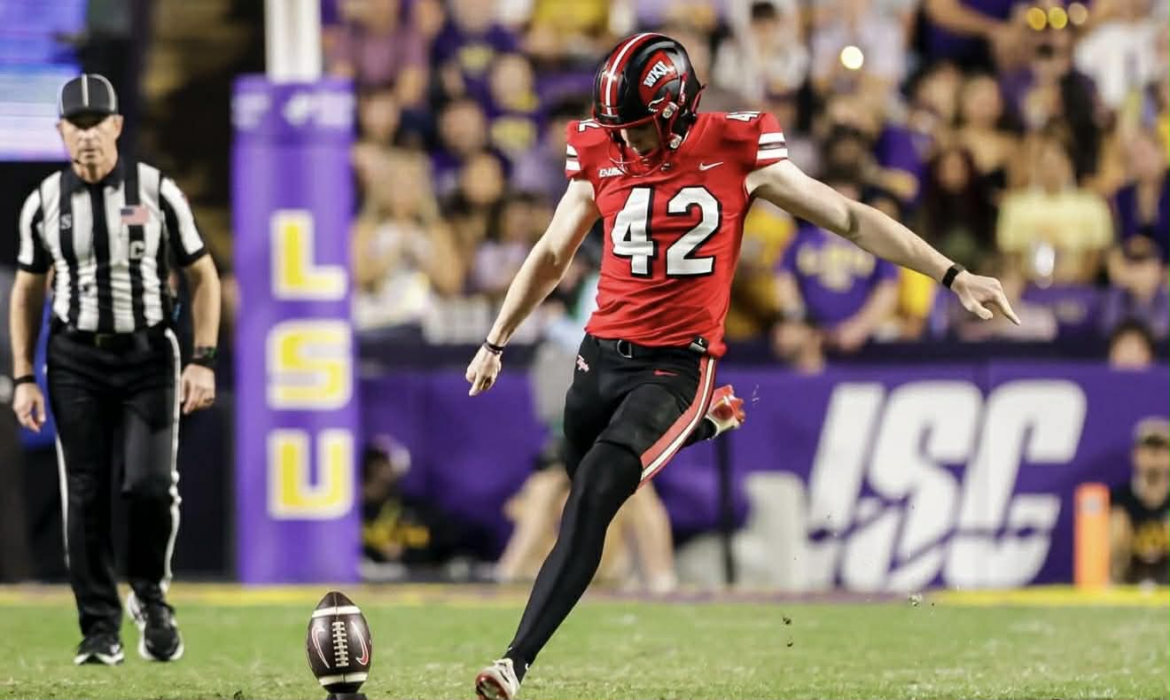 West Virginia signs Western Kentucky kicker Jack Cassidy