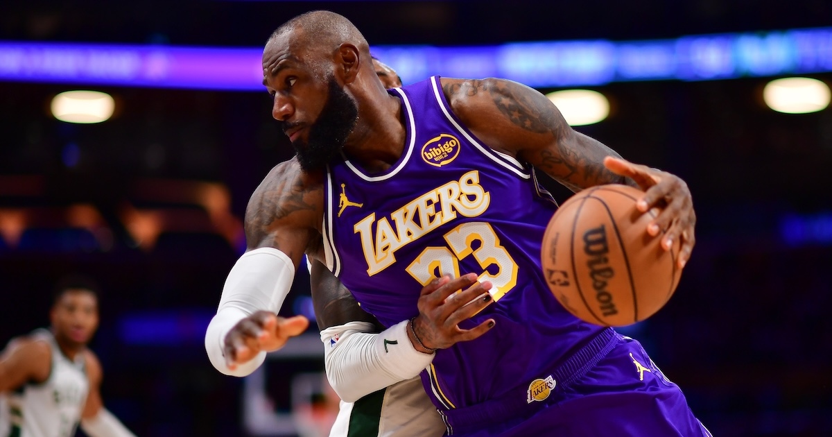 LOOK: LeBron James to wear patch honoring record-setting 23rd season