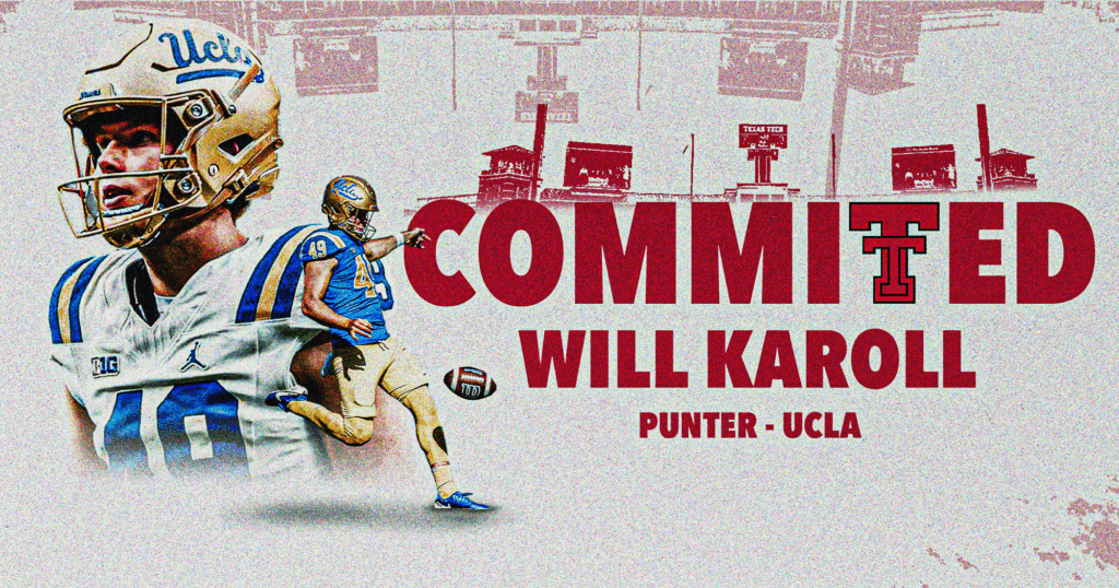 Texas Tech lands All-Big Ten punter Will Karoll