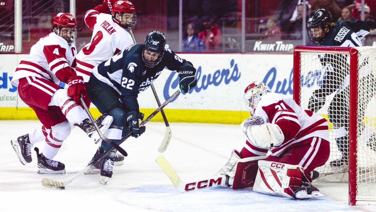 Michigan State’s Adam Nightingale: 4-3 victory over No. 2 Wisconsin ‘had a playoff feel’