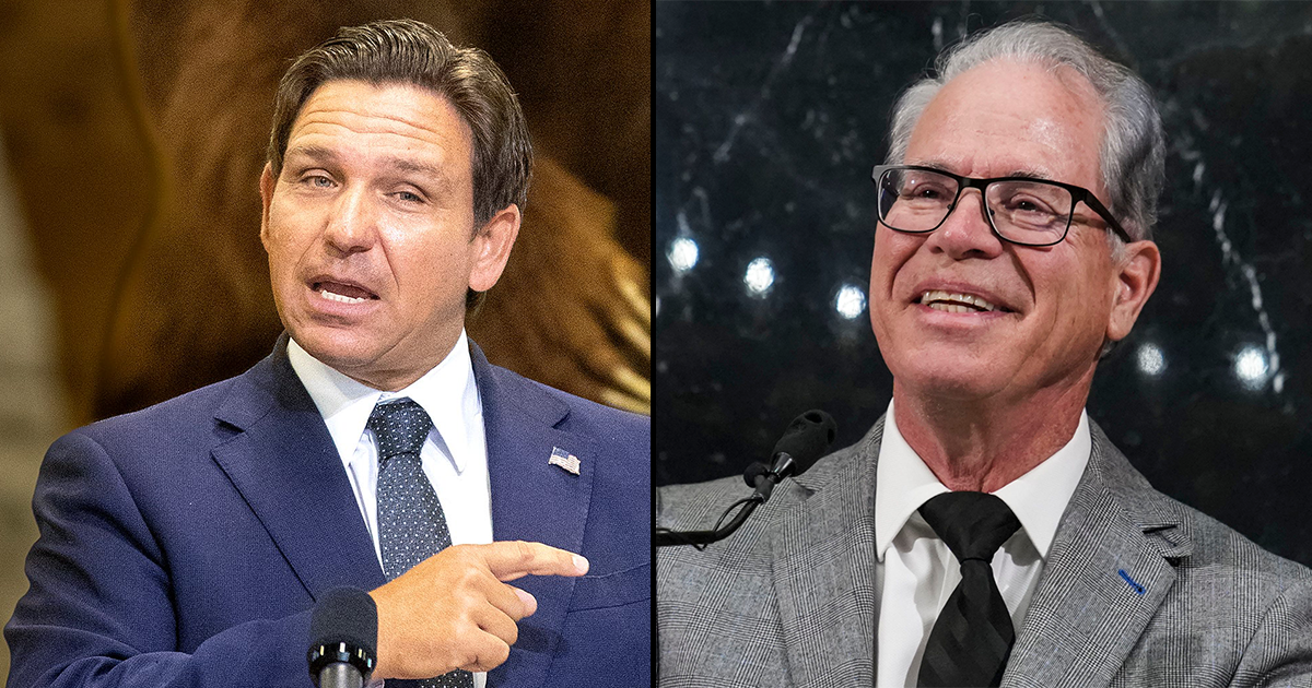 Florida Gov. Ron DeSantis accepts ‘friendly wager’ from Indiana’s Mike Braun for national championship