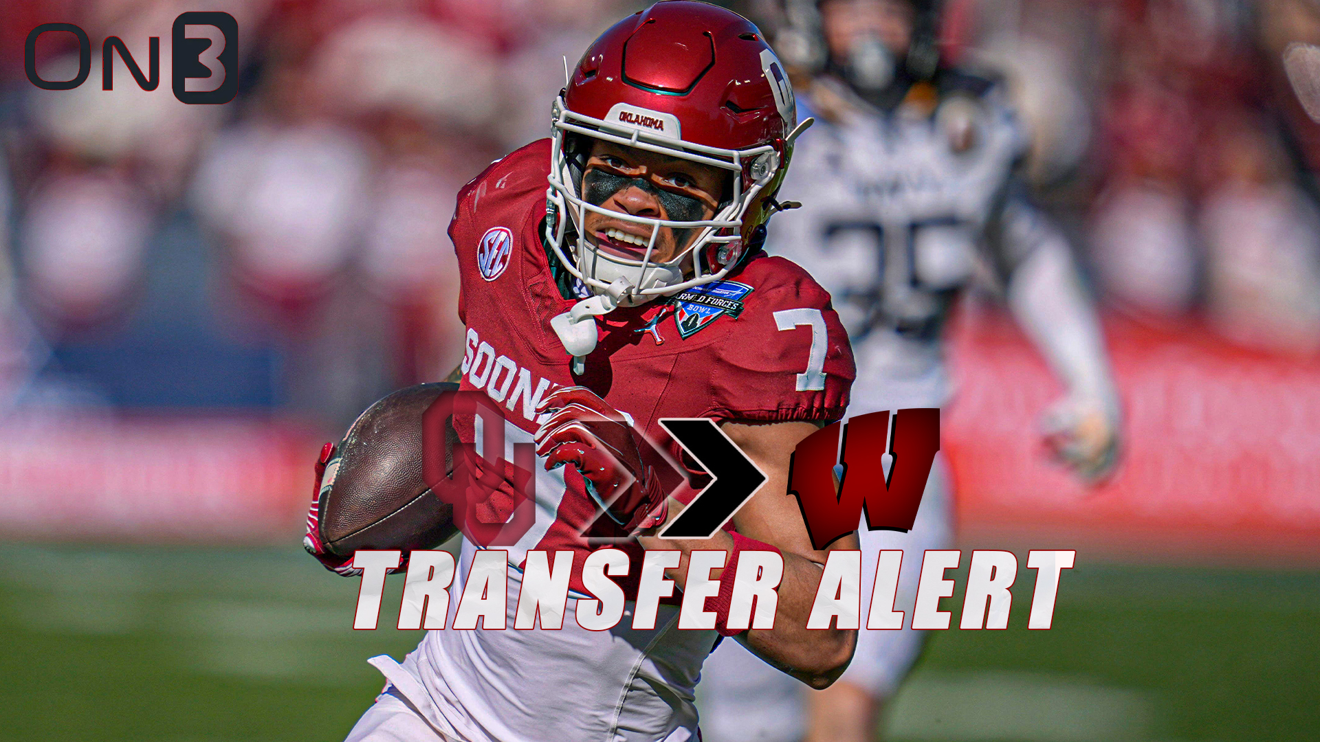 BREAKING: Oklahoma Transfer WR Zion Kearney Commits to Wisconsin