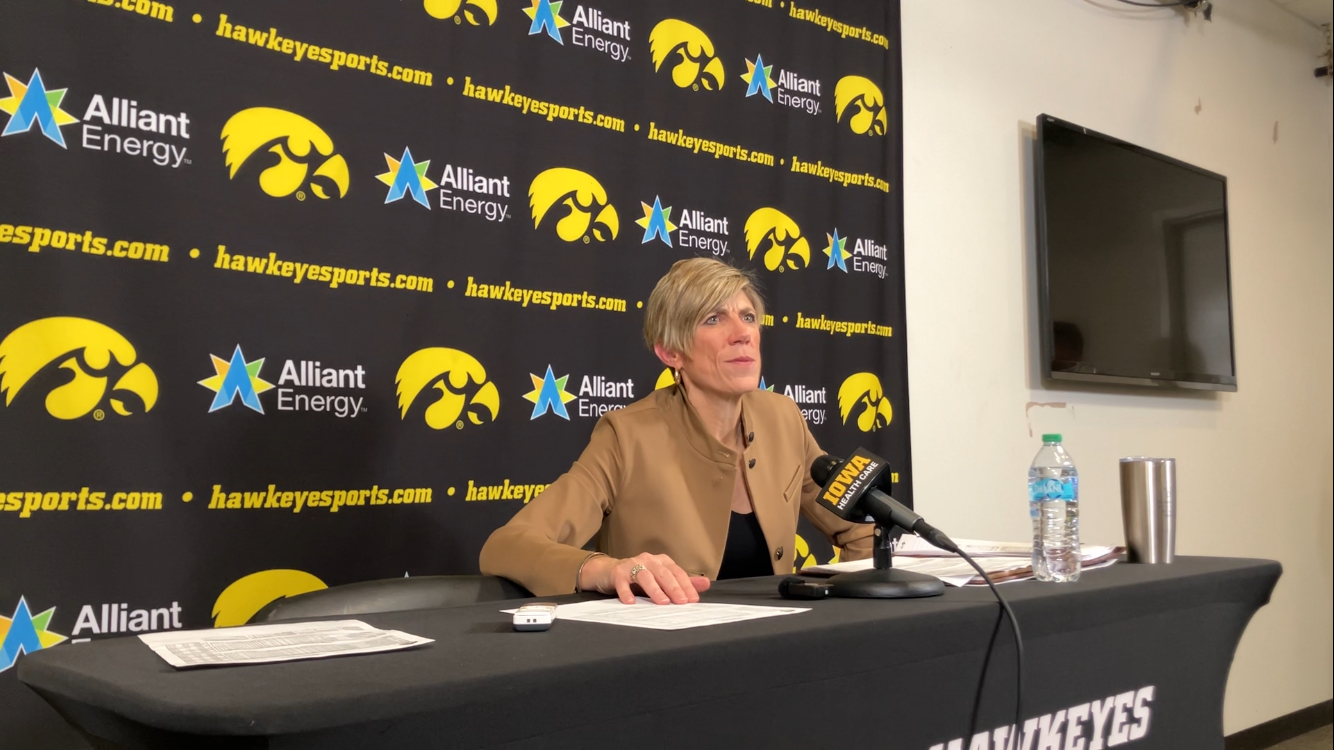 WATCH: Jan Jensen, Hawkeyes talk win over Michigan State