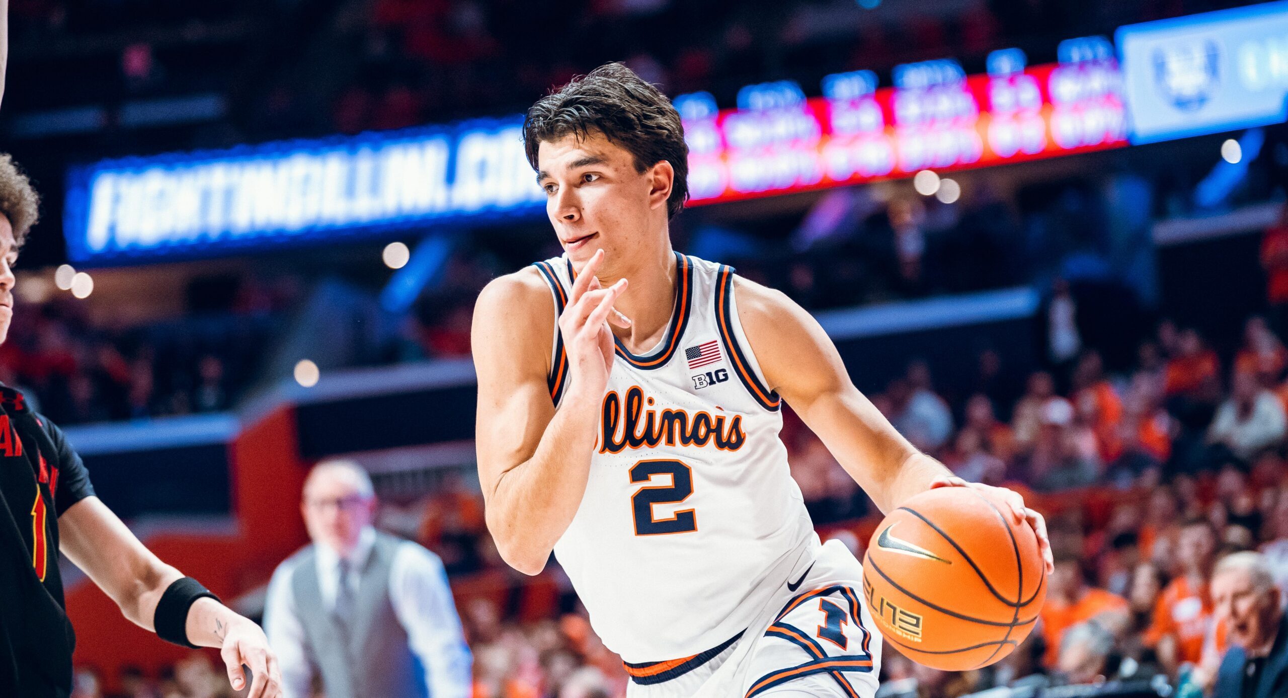 Andrej Stojakovic leads Illinois past Maryland as Illini prepare for Big Ten test