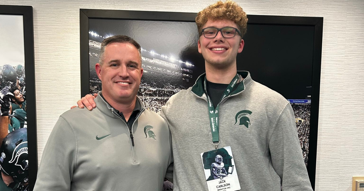 In-state OL Jack Carlson emerging as key target for Michigan State