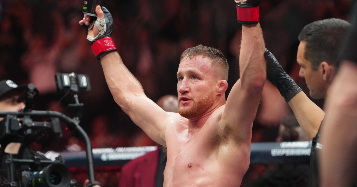 Justin Gaethje claims lightweight interim UFC title after five-round brawl with Paddy Pimblett