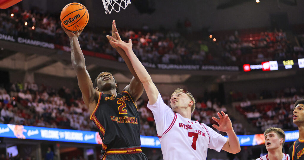 Wisconsin Cools Off in 73-71 Loss to USC