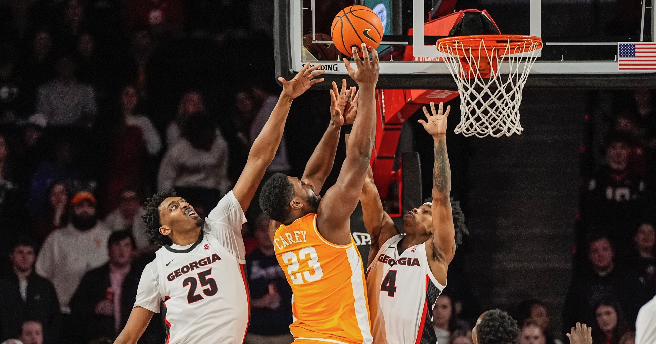 Tennessee stays put in ESPN Bracketology update after overtime road win at Georgia