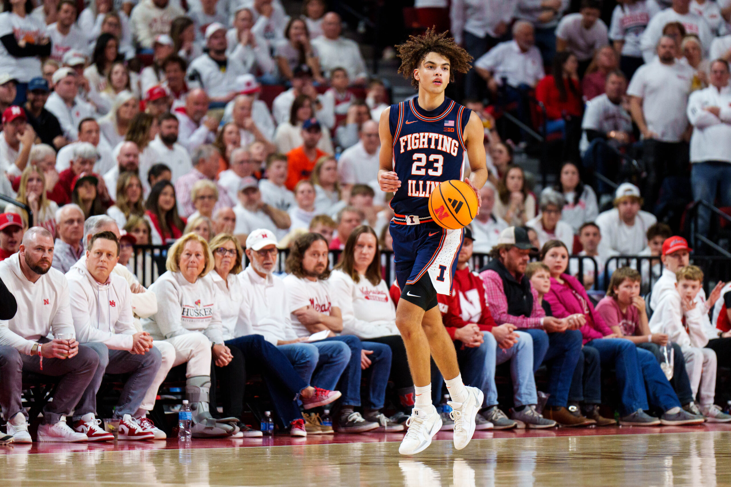 Illinois beats No. 5 Nebraska 78-69 for second straight top-five road win