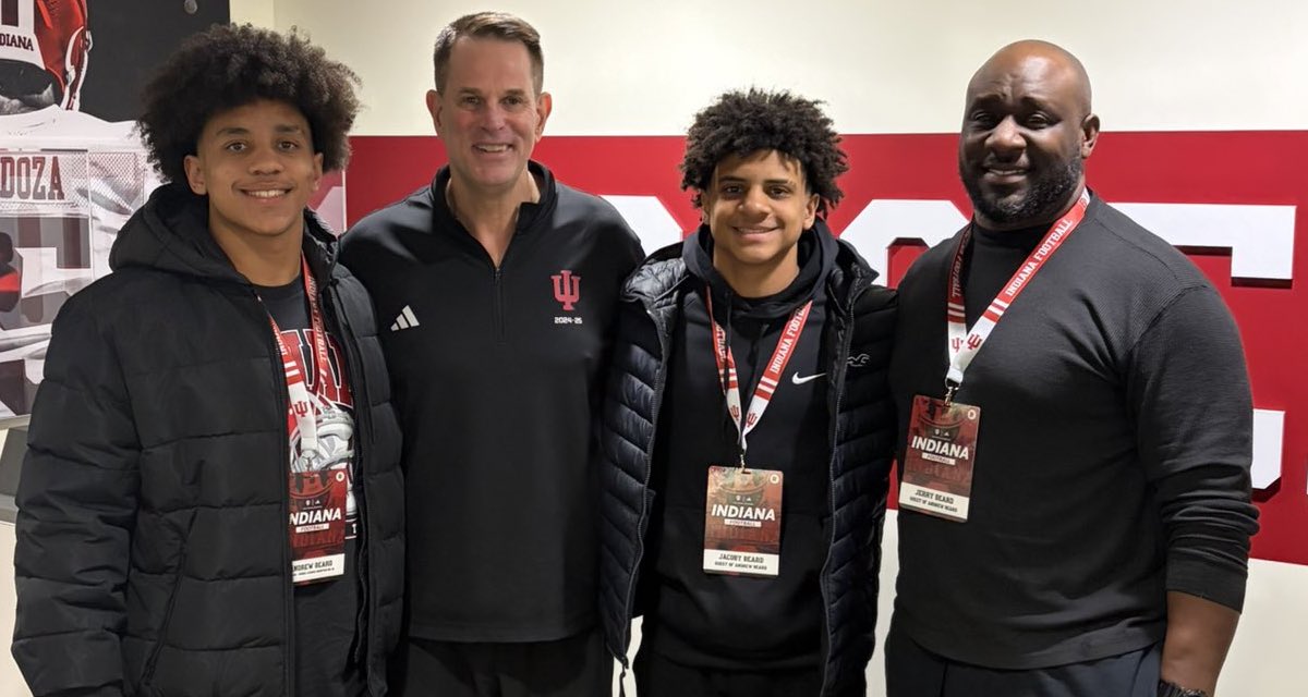 Indiana football growing on four-star Andrew Beard after junior day - On3