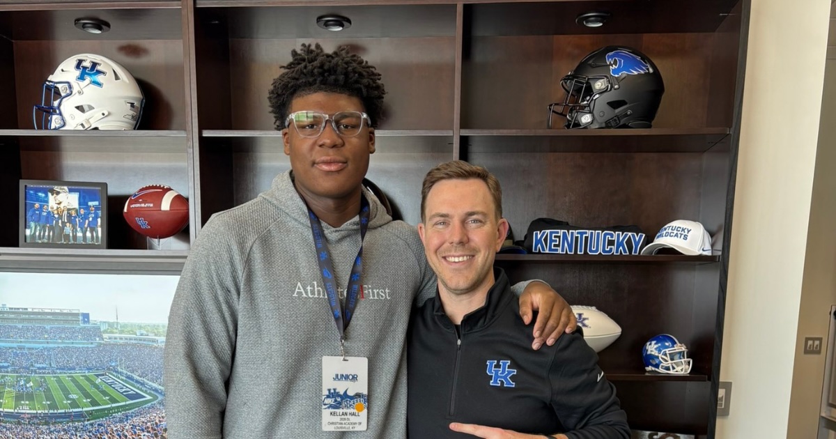 Kentucky Pushing Hard for 2028 No. 1-Ranked DL Kellan Hall: ‘They’re Hungry’