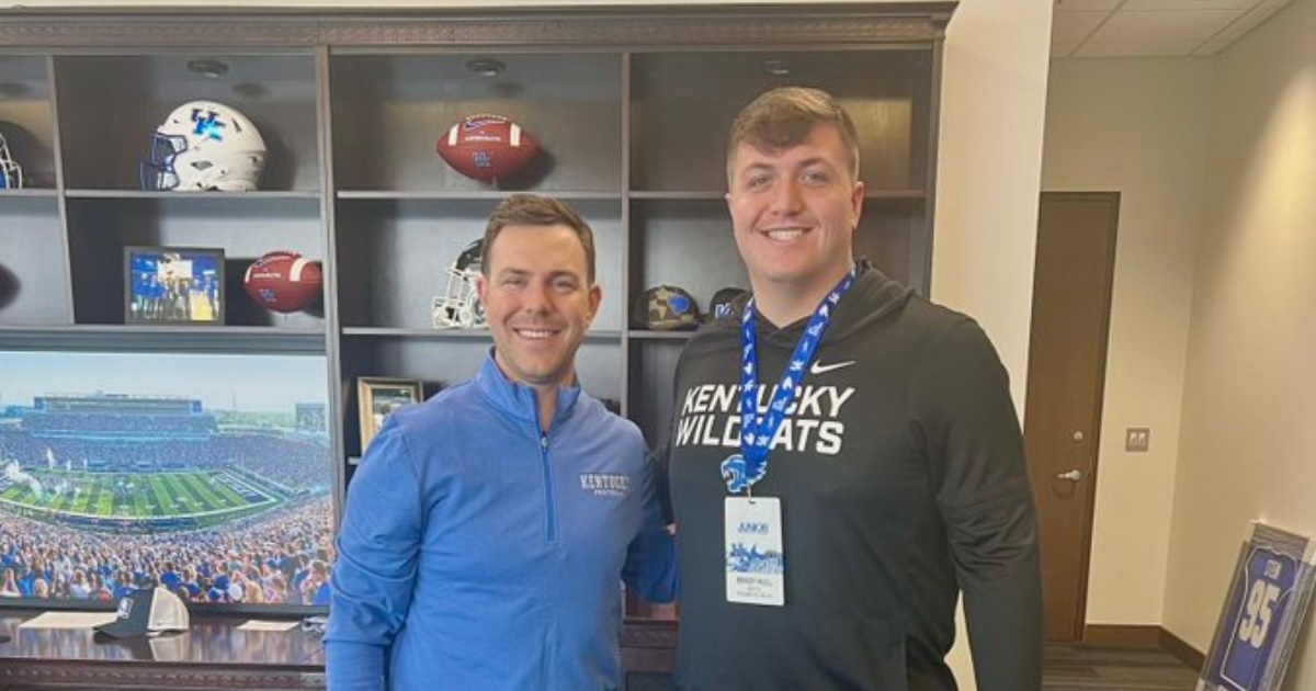 Kentucky Lands 3-Star IOL Brady Hull: ‘We’re Going to Get This Thing Rolling’