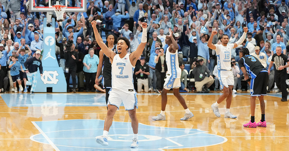 North Carolina Erases Double Digit Deficit, Sinks Duke on Seth Trimble's Three