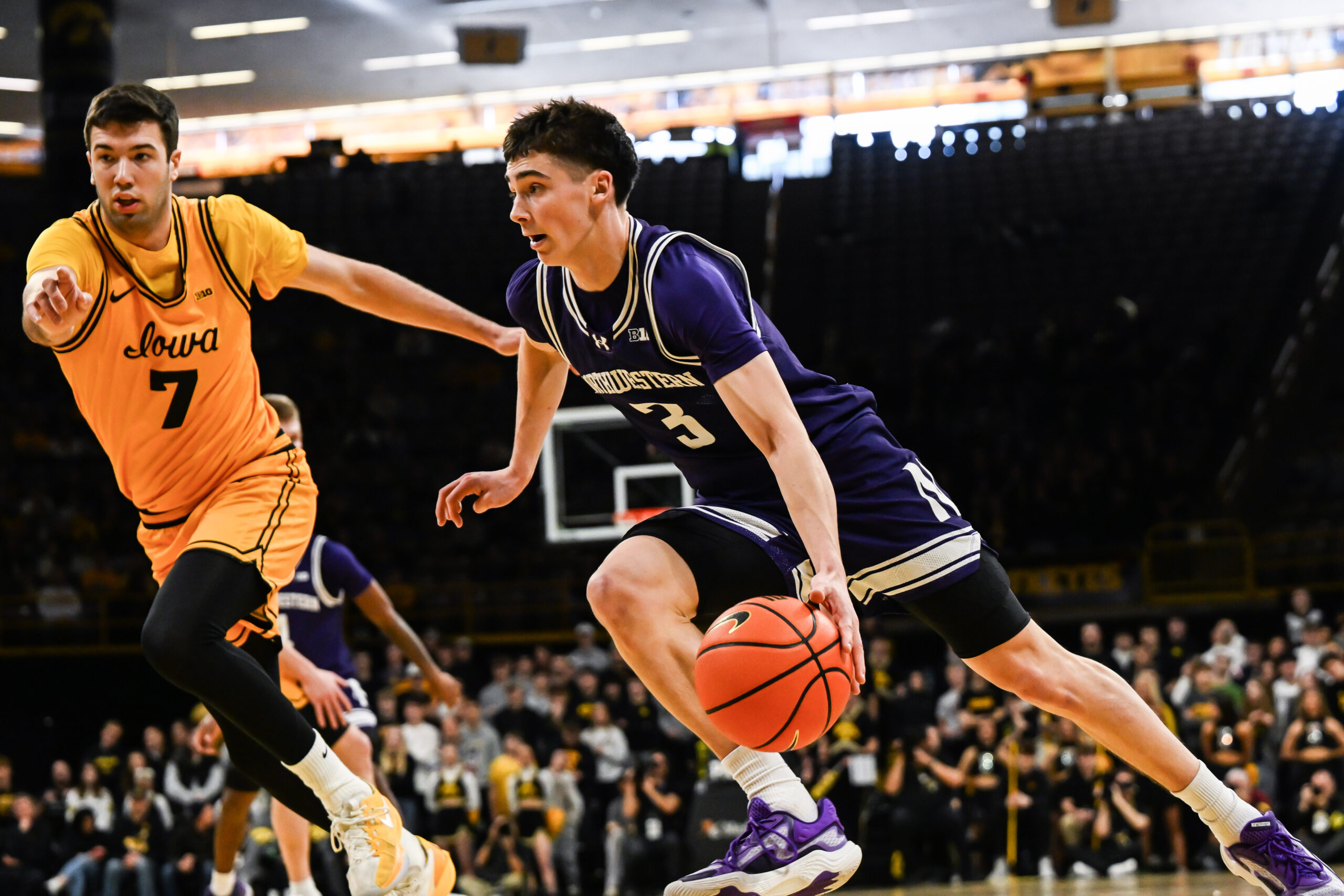 Image for Northwestern puts up a fight but can’t stop Stirtz in 76-70 loss at Iowa