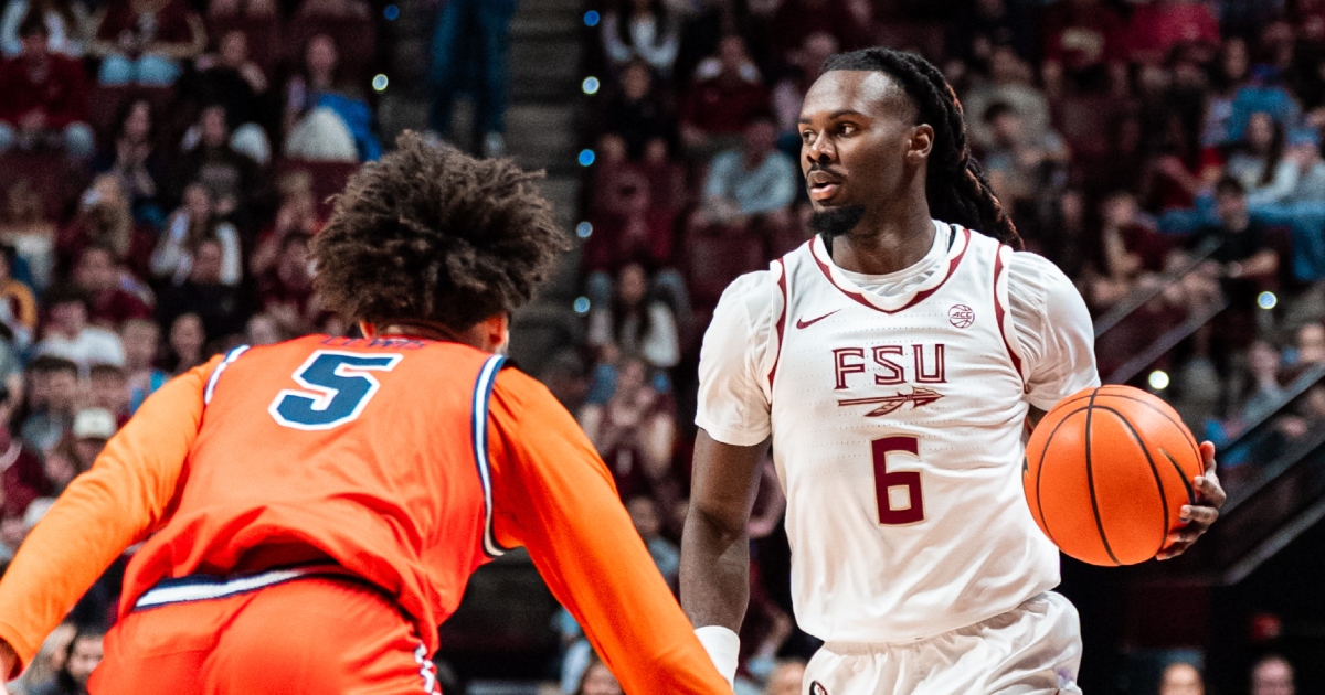 Florida State men go freezing cold late, miss last 11 shots and fall to No. 15 Virginia 61-58
